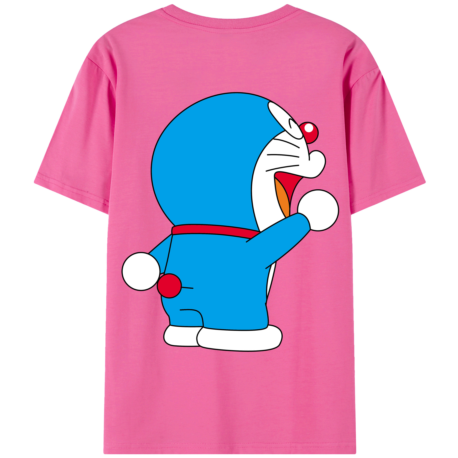 （画像用） ドラえもん Doraemon レディース半袖Tシャツ(バックプリント)